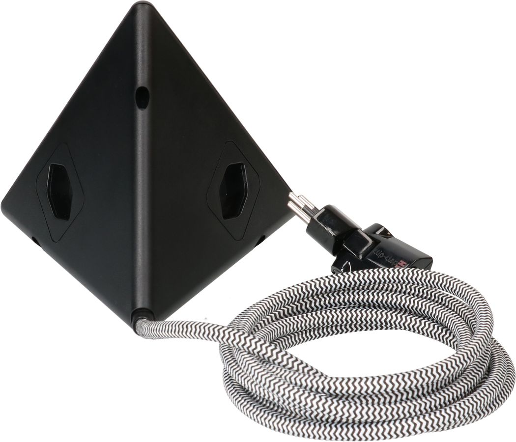 Energy Pyramide Steckdosenleiste 2x Typ 13 sw USB A+C 2.5m cli.