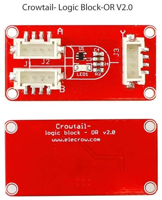 Elecrow Crowtail Logic Block 2.0 OR, 4-Pin JST, 3,3–5V