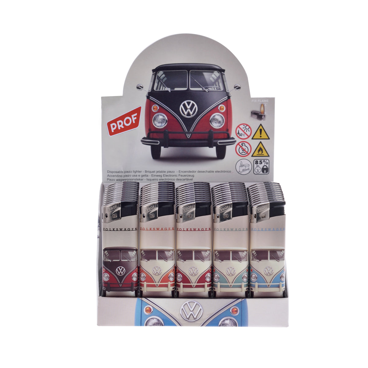 VW Samba DL50 FixFlame Electrolight – Stylisches Gasfeuerzeug