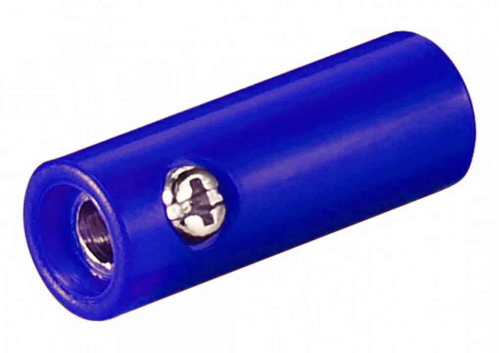 Bananenkupplung, 4 mm, blau