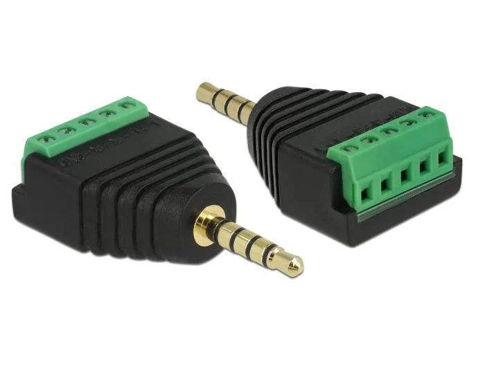Adapter Klinkenstecker 3,5 mm zu Terminalblock 5 Pin