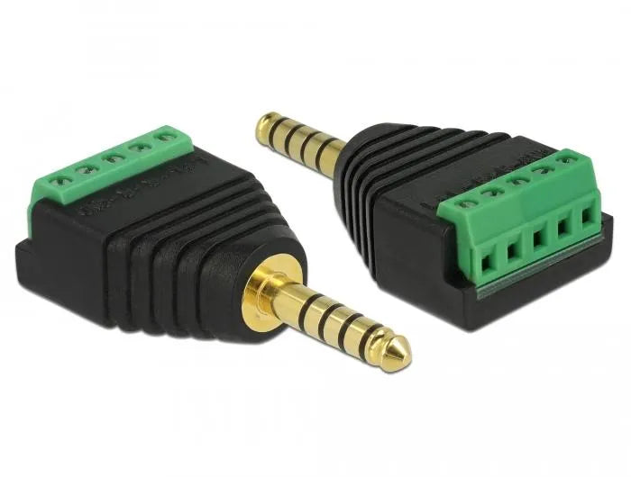Adapter Klinkenstecker 4,4 mm zu Terminalblock 5 Pin