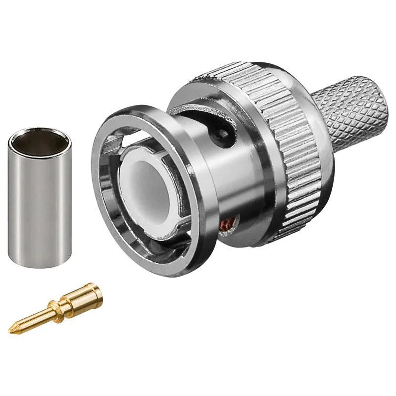 BNC-Crimpstecker für RG 59/U Kabel mit Goldpin