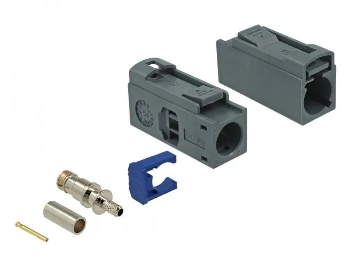 FAKRA G Buchse 25 mm (lang) zum Crimpen