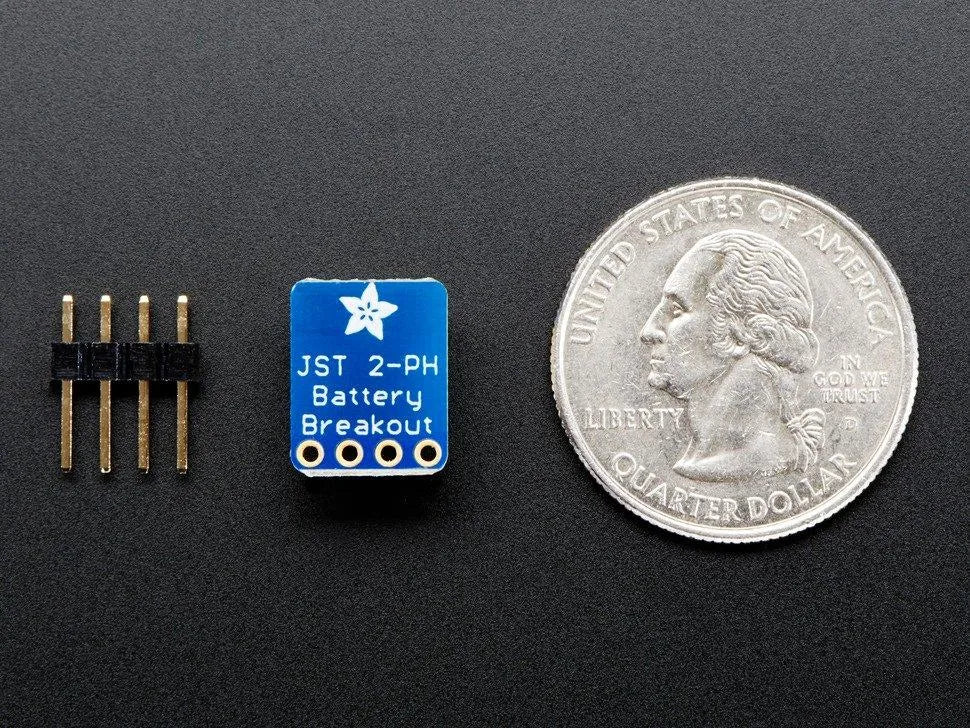 Adafruit JST-PH 2-Pin SMT rechtwinkliges Breakout Board