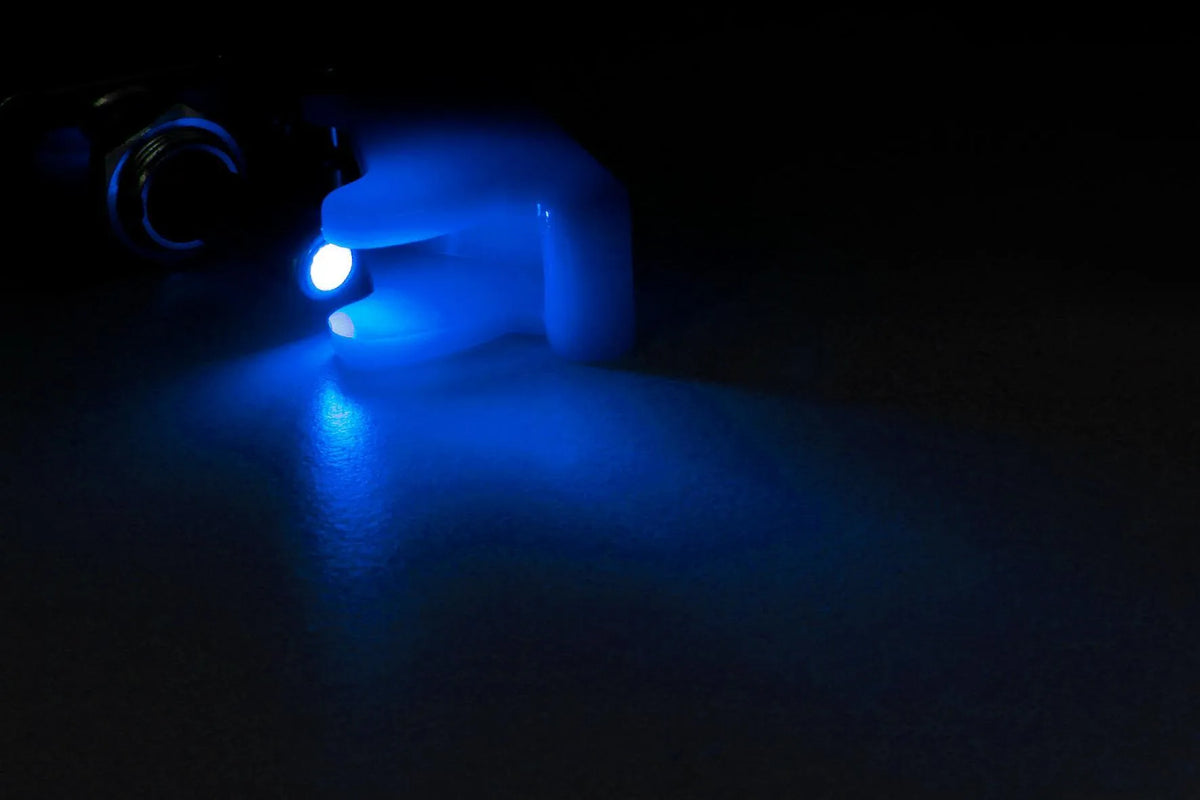 Kippschalter mit Schutzkappe blau – Ansicht 3