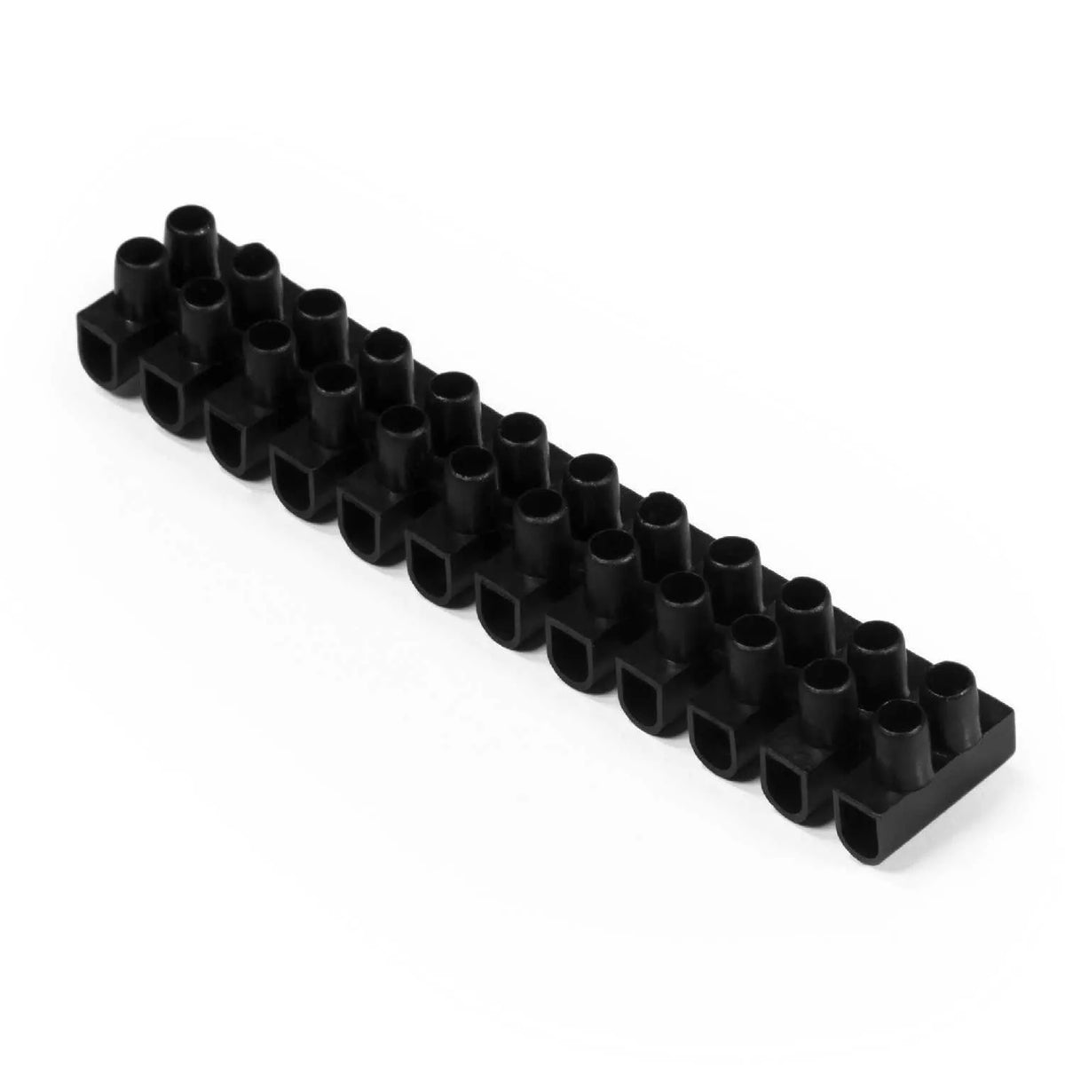 Lüsterklemme 12 Klemmen 2,5mm² 3A schwarz