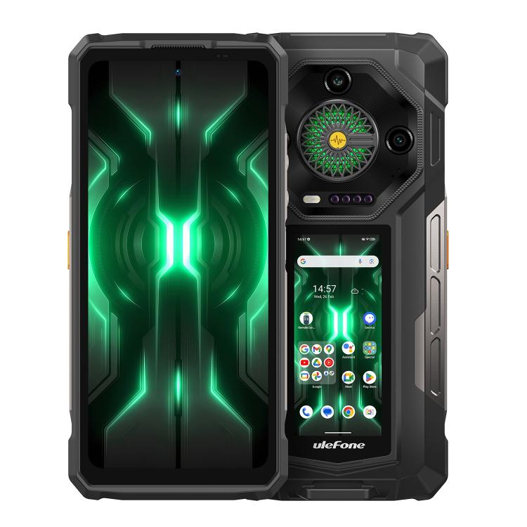 Ulefone Armor 33 Pro – Robustes Smartphone, 16 GB + 512 GB, Nachtsicht, 6,95 Zoll + 3,4 Zoll Dual-Screen, Android 14, MediaTek Dimensity 7300X Octa-Core-Prozessor, Netzwerk: 5G, OTG, NFC, Armor 33 Pro