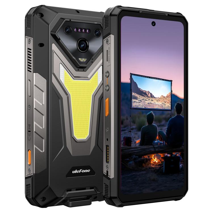 Ulefone Armor 34 Pro+ Projektor, 16 GB + 512 GB, Nachtsicht, robustes Smartphone (IP68/IP69K)