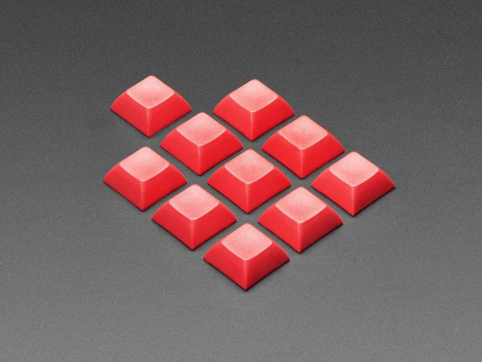 Rote DSA Keycaps, 10er-Pack – Ansicht 1