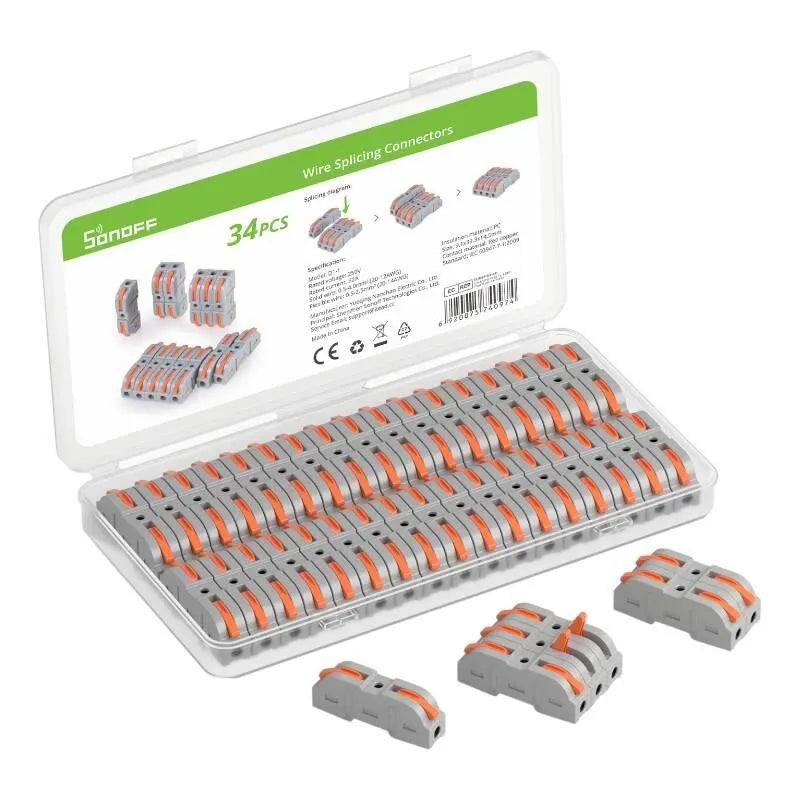 Sonoff D1-1 Wire Splicing Connector Pack, 34 Stück