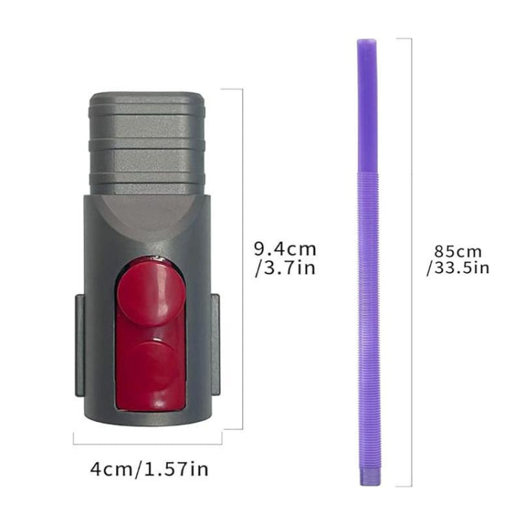 Kabelloses Staubsauger-Trockner-Entlüftungsreinigungsset mit Schlauchaufsatz, For Dyson V7 V8 V10 V11 V15 G5 Purple, For Dyson V6 / DC Purple, For Dyson V7 V8 V10 V11 V15 G5 Gray, For Dyson V6 / DC Gray