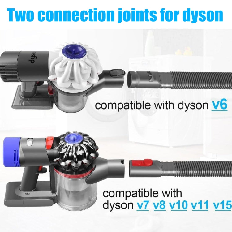 Kabelloses Staubsauger-Trockner-Entlüftungsreinigungsset mit Schlauchaufsatz, For Dyson V7 V8 V10 V11 V15 G5 Purple, For Dyson V6 / DC Purple, For Dyson V7 V8 V10 V11 V15 G5 Gray, For Dyson V6 / DC Gray