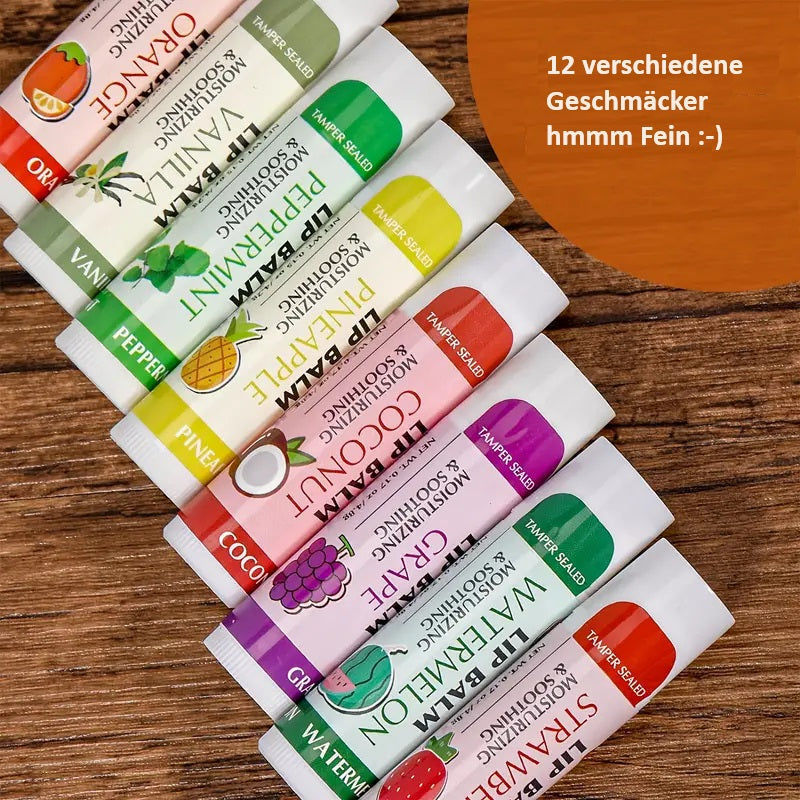 AZEN Lippenbalsam, Lippen Befeuchter 4.8g 12 verschiedene Geschmäcker elektroniktrade Switzerland