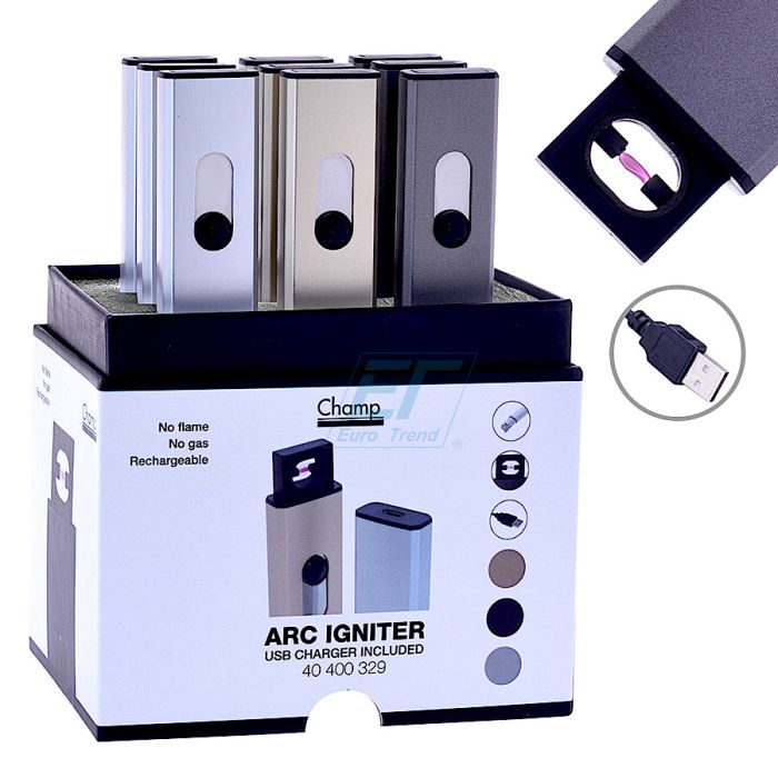 Champ Elektrischer USB Anzünder Arc Champ elektroniktrade Switzerland