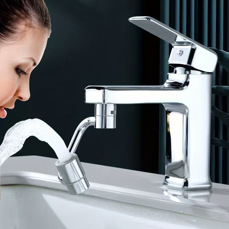 elektroniktrade 1080° drehbarer Wasserhahn-Verlängerungsarm aus Edelstahl mit Spritzschutz elektroniktrade Switzerland