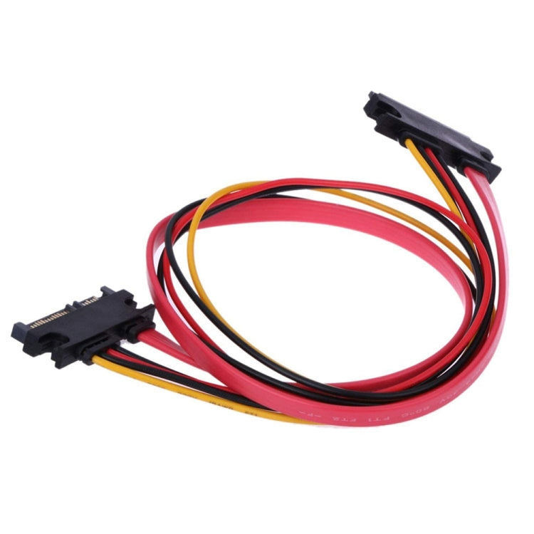 Elektroniktrade 15 + 7-Pol serielles ATA-Daten-Verlängerungskabel für SATA-Festplatte, Länge: 50 cm elektroniktrade Switzerland
