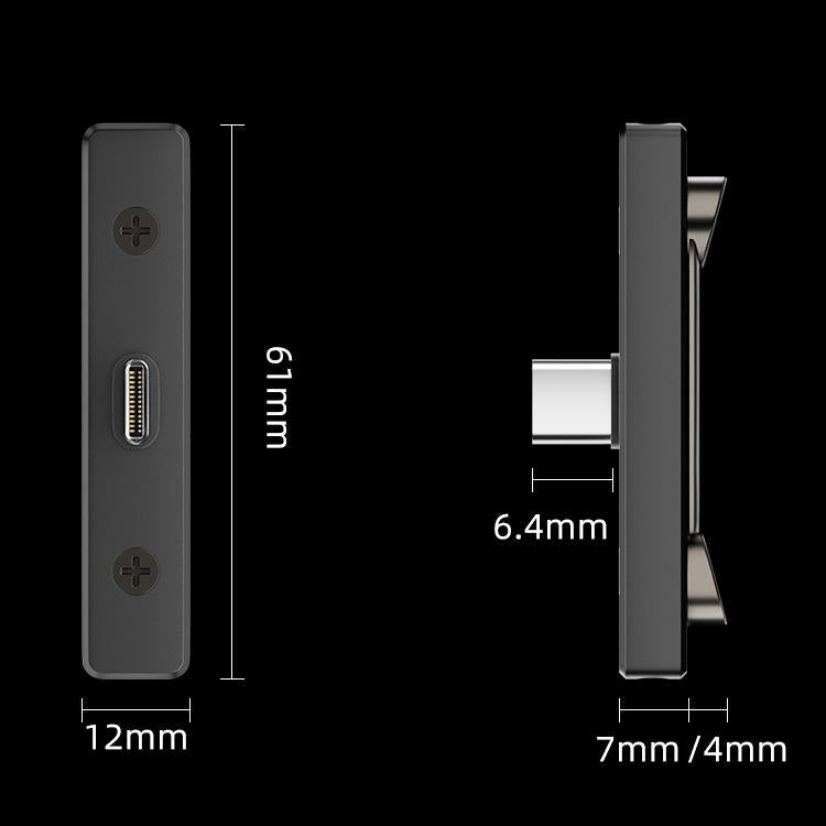 elektroniktrade 2-in-1 USB-C-Stecker auf zwei USB-C-Buchsen Adapter, faltbarer Handyhalter, 100W elektroniktrade Switzerland