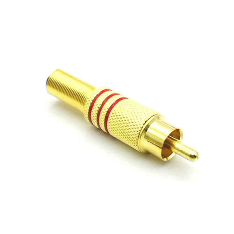 Elektroniktrade Cinch Stecker Set – 2er Pack (1 Paar) – Rot (R) & Schwarz (L) – zum Löten Elektroniktrade Switzerland