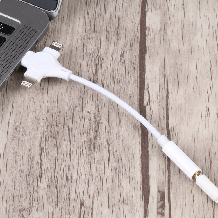 Elektroniktrade Dual 8-pol + USB-C/Typ-C-Stecker auf 3,5-mm-Buchse für digitales Audio-Adapterkabel elektroniktrade Switzerland