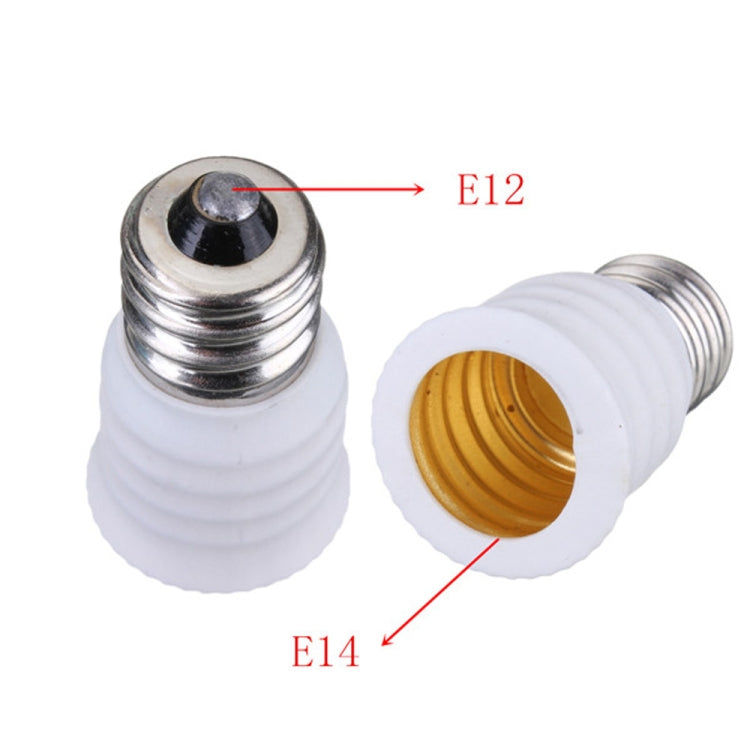 Elektroniktrade E12 bis E14 Sockelwechsler LED-Lichtlampe Adapter Weiß elektroniktrade Switzerland