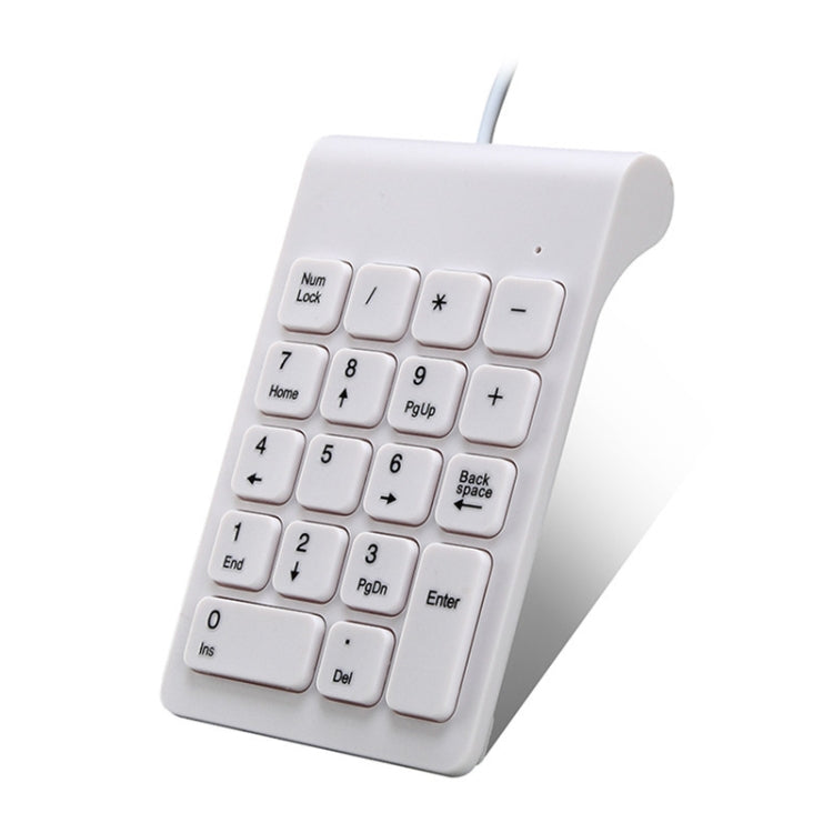 Elektroniktrade Laptop kabelgebundene digitale Mini-USB-Tastatur (weiß) elektroniktrade Switzerland