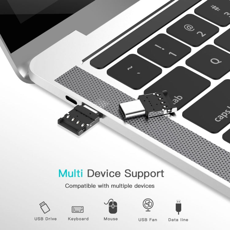 elektroniktrade Mini-Aluminiumlegierung USB-C / Typ-C-Stecker auf USB-Buchse OTG-Adapteranschluss elektroniktrade Switzerland