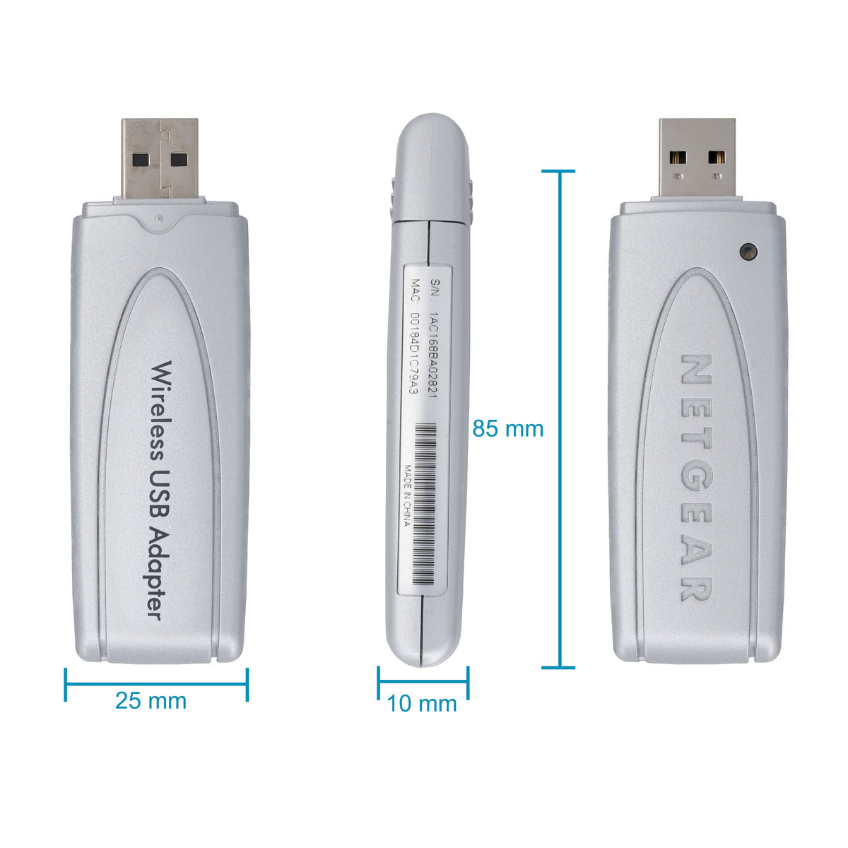 Elektroniktrade Netgear 54 MBit/s Wireless USB 2.0 Stick 802.11g WLAN Adapter WiFi Dongle Elektroniktrade Switzerland