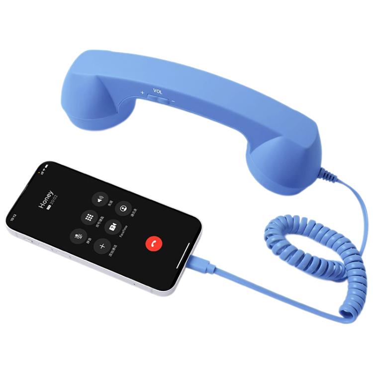 elektroniktrade Retro-Telefon mit Mikrofon und Typ-C-Stecker, strahlungsabweisender Handy-Hörer, Type-C elektroniktrade Switzerland