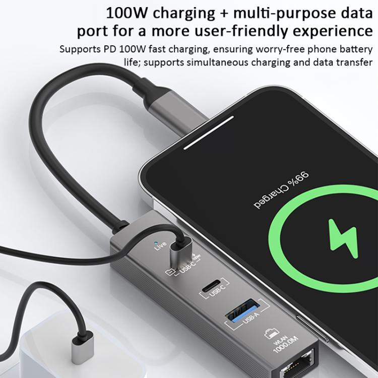 elektroniktrade TYS-206C USB-C Hub mit Gigabit-LAN, USB-A und PD 100 W elektroniktrade Switzerland