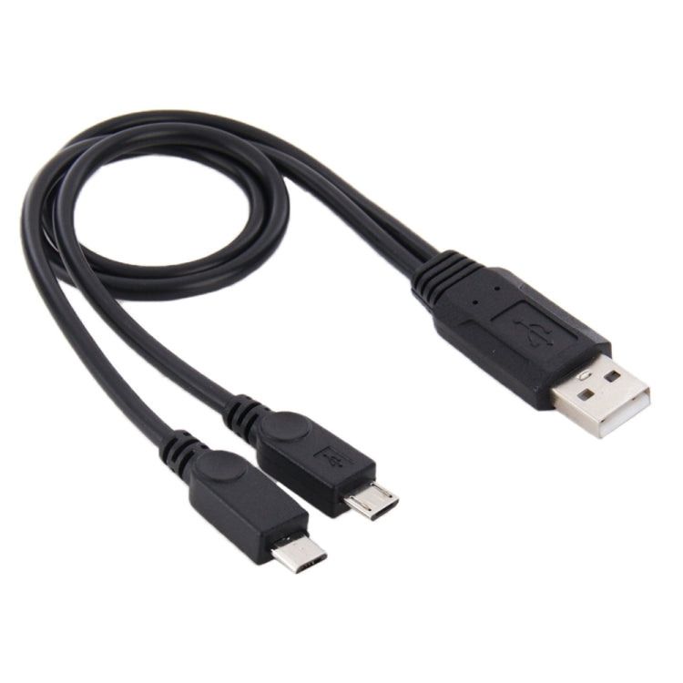 Elektroniktrade USB 2.0-Stecker auf 2 Micro-USB-Stecker, Länge: ca. 30 cm elektroniktrade Switzerland