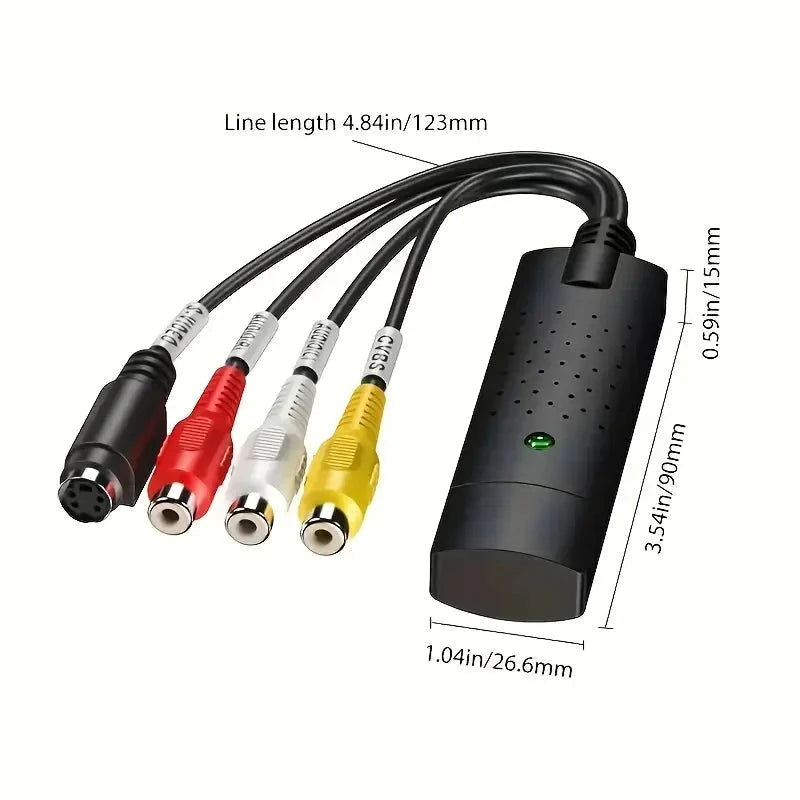 Elektroniktrade Video Audio Grabber VHS VCR USB Video Capture Card Zu DVD Konverter elektroniktrade Switzerland
