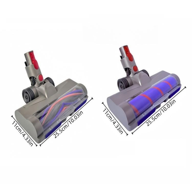 elektroniktrade Weiche Walzenbürste und Anti-Verwicklungsbürsten-Set für Dyson V7, V8, V10, V11 und V15 Staubsauger mit grüner LED-Staubleuchte elektroniktrade Switzerland