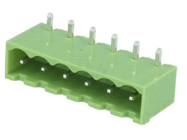 Frei Steckbare Schraubklemme, 90° gewinkelt, 2,50mm², RM 5,08mm, PCB, männlich, 6-polig elektroniktrade Switzerland