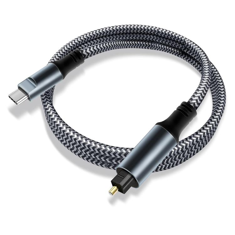 JUNSUNMAY JUNSUNMAY USB-C-Stecker auf Toslink-Stecker optisches SPDIF-Audiokabel, 1.2m, 1.8m, 3m, 4.5m elektroniktrade Switzerland