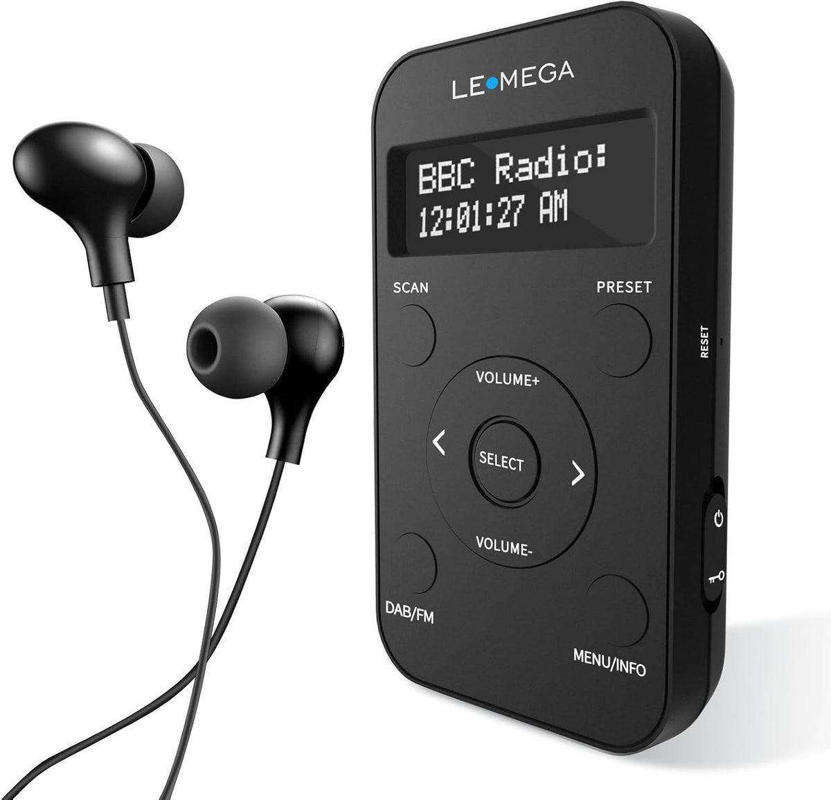 LEMEGA LEMEGA PR1L Taschen-DAB+ Radio, FM-Radio inkl. Kopfhörer elektroniktrade Switzerland