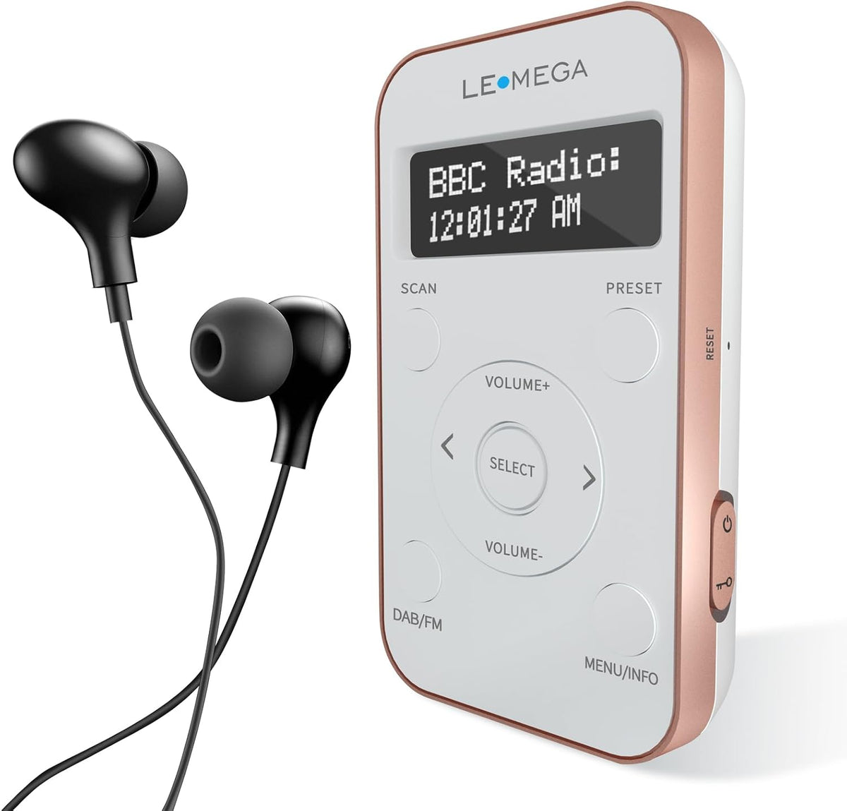 LEMEGA LEMEGA PR1L Taschen-DAB+ Radio, FM-Radio inkl. Kopfhörer elektroniktrade Switzerland