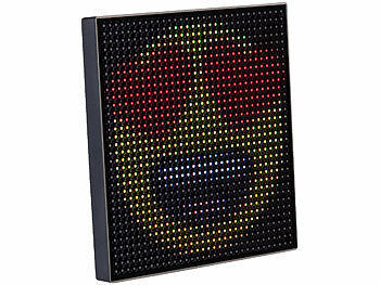 Luminea Digitales, programmierbares LED-Display, 32 x 32 LEDs, App, USB elektroniktrade Switzerland