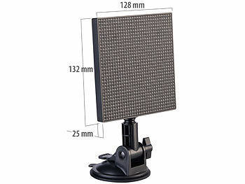 Luminea Digitales, programmierbares LED-Display, 32 x 32 LEDs, App, USB elektroniktrade Switzerland