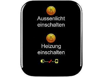 newgen medicals Tuya-kompatible Fitness-Smartwatch, Bluetooth, App, Metall, IP67 elektroniktrade Switzerland