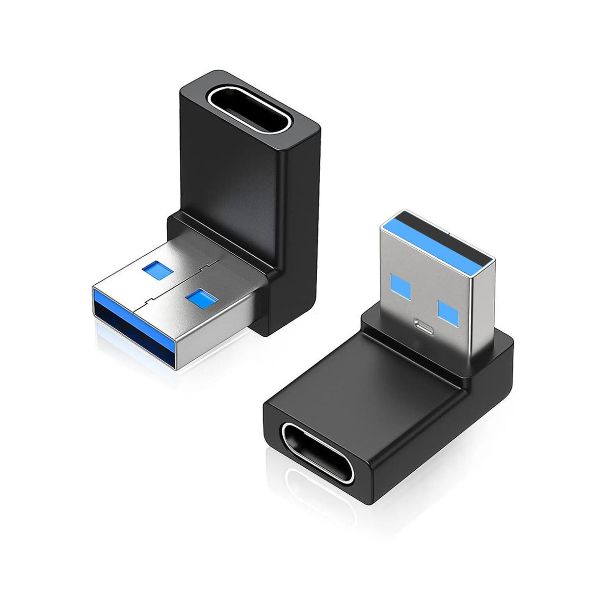 NNBILI USB-A auf USB-C Winkeladapter 90° – Schnell & platzsparend Elektroniktrade Switzerland