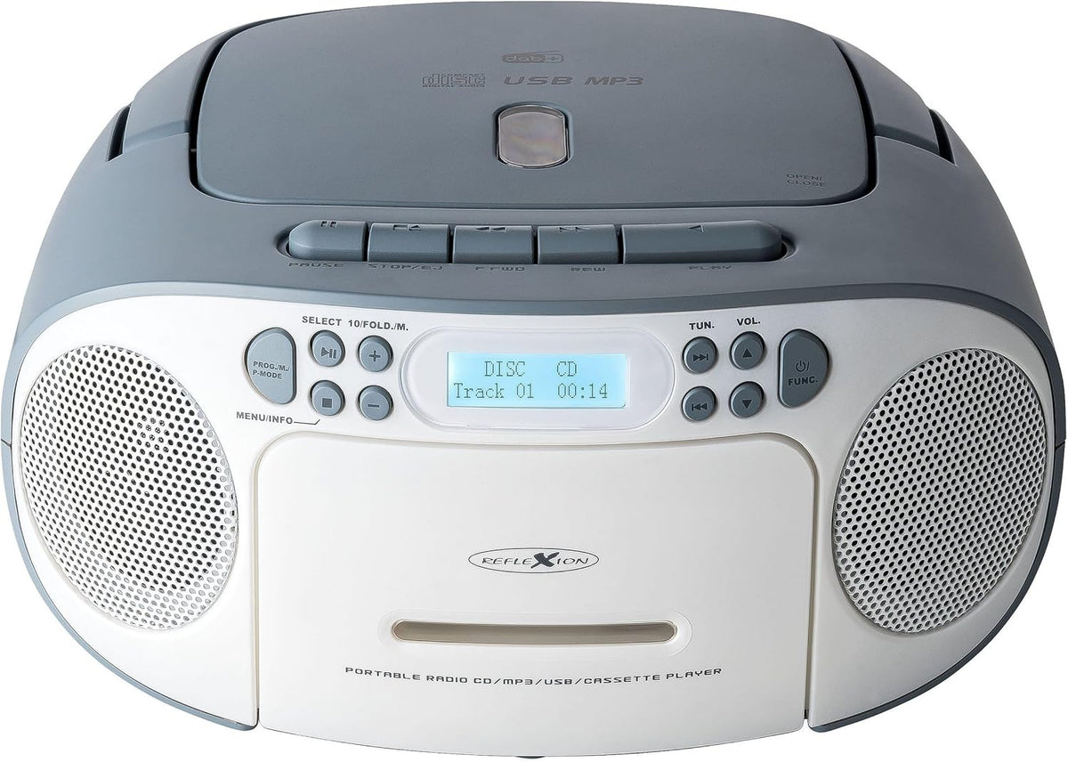 Reflexion Reflexion RCR2260DA Tragbares CD/MP3-Cassetten-USB-DAB+ elektroniktrade Switzerland