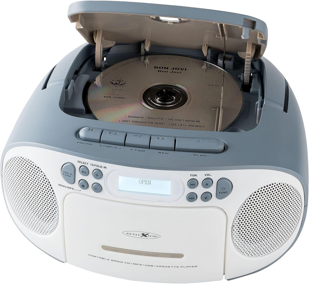Reflexion Reflexion RCR2260DA Tragbares CD/MP3-Cassetten-USB-DAB+ elektroniktrade Switzerland