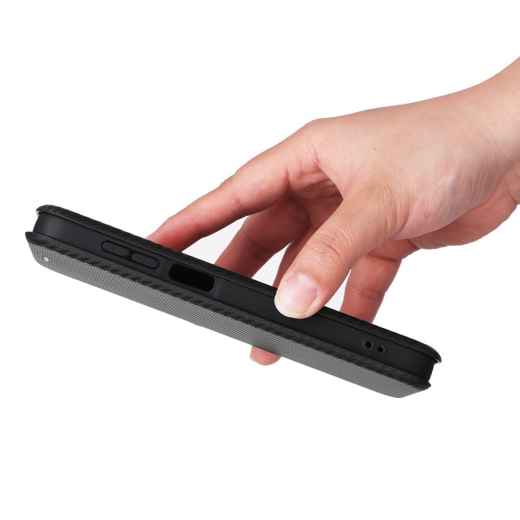 Samsung Für Samsung Galaxy M35 Carbon Fiber Texture Flip Leder Handyhülle elektroniktrade Switzerland