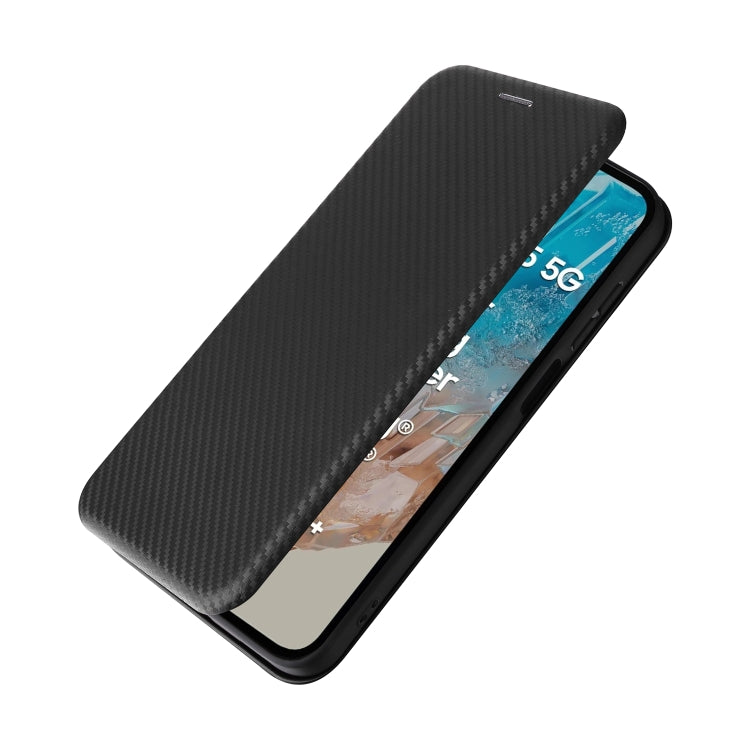 Samsung Für Samsung Galaxy M35 Carbon Fiber Texture Flip Leder Handyhülle elektroniktrade Switzerland