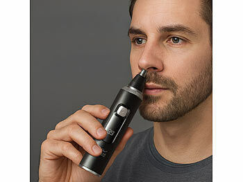 Sichler Beauty 2in1-Akku-Nasen- und Ohrenhaar-Trimmer mit Schutzkappe, 120 Min., IPX6 elektroniktrade Switzerland