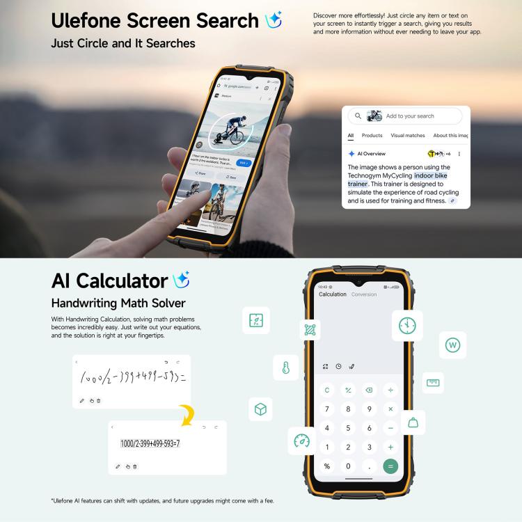 Ulefone Ulefone RugKing 4 Pro, 8 GB + 256 GB, robustes Smartphone (IP68/IP69K), 6,56 Zoll, Android 15, Unisoc T7250 Octa-Core-Prozessor, Netzwerk: 4G, NFC, OTG, RugKing 4 Pro, 8GB+256GB elektroniktrade Switzerland