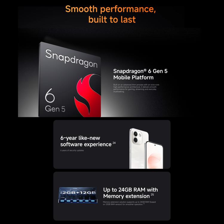 Xiaomi Xiaomi Redmi Note 17 Pro Max Global, 12 GB + 256 GB, Fingerabdrucksensor im Display, 6,83 Zoll, Xiaomi HyperOS 3, Snapdragon 6 Gen 5 Octa-Core-Prozessor, Netzwerk: 5G, NFC, 12GB+256GB elektroniktrade Switzerland