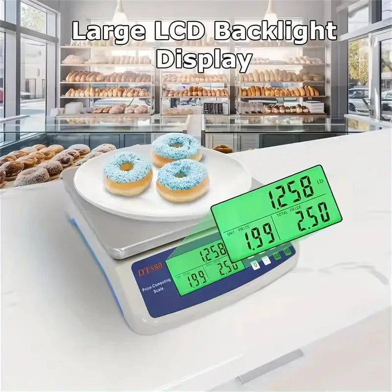 XSKJI Digitale Küchenwaage DT580 – 30 kg / 1 g Präzision Elektroniktrade Switzerland