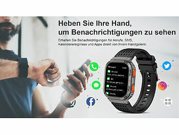 Fitness-Smartwatch wasserdicht mit ChatGPT erhältlich auf eMall
